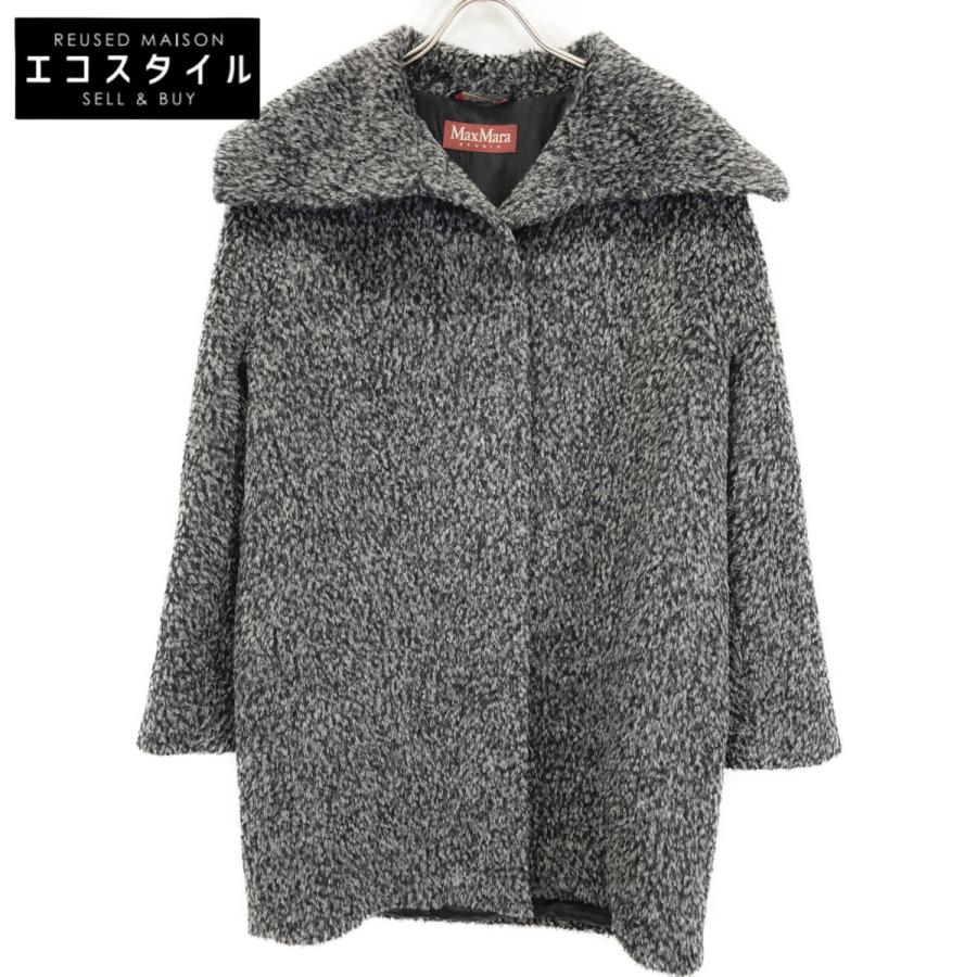 MAXMARA STUDIO マックスマーラスタジオ グレー アルパカウール