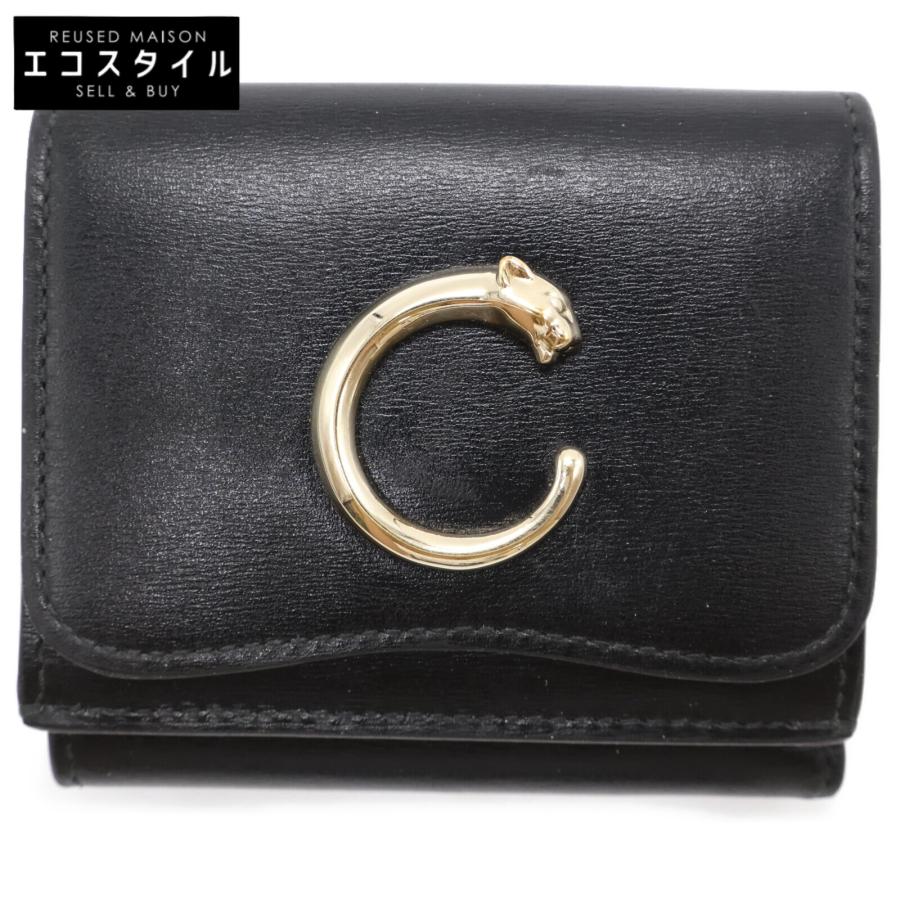 Cartier（カルティエ） パンテール ドゥ ミニウォレット 三つ折り財布