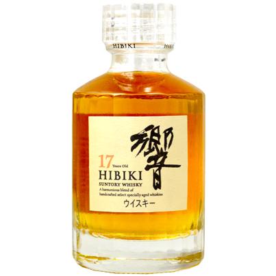 SUNTORY（サントリー） 響 17年 43度 50ml ミニチュアボトル : ワイン
