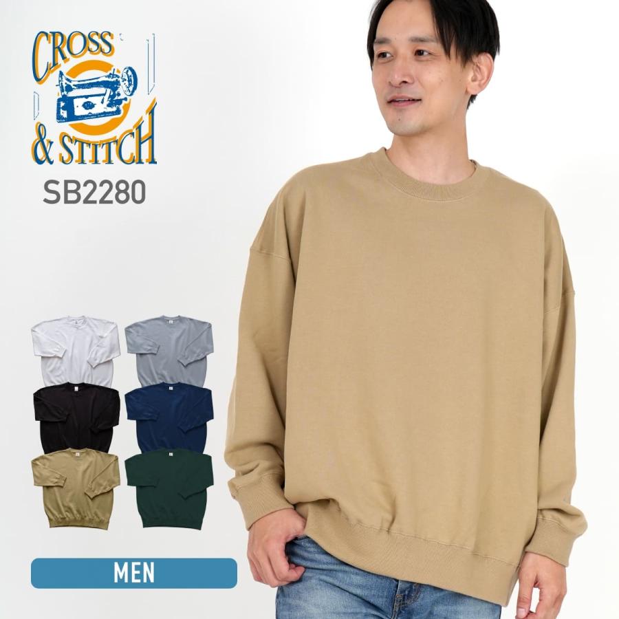 CROSS & STITCH トレーナー メンズ 長袖 CROSS STITCH クロス