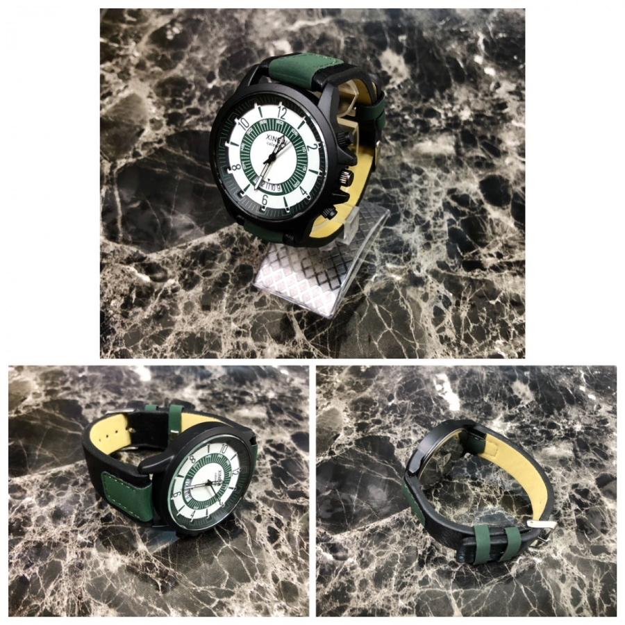 腕時計 時計 文字 ツートン アナログ メンズ クォーツ 時計 高品質