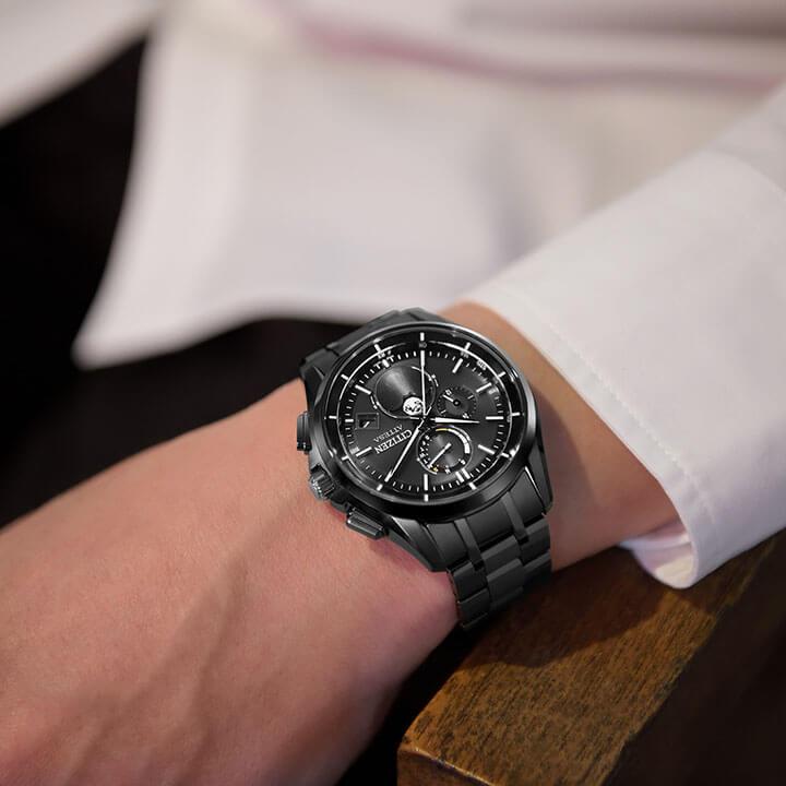 ATTESA（CITIZEN） シチズン アテッサ ムーンフェイズ メンズ 腕時計