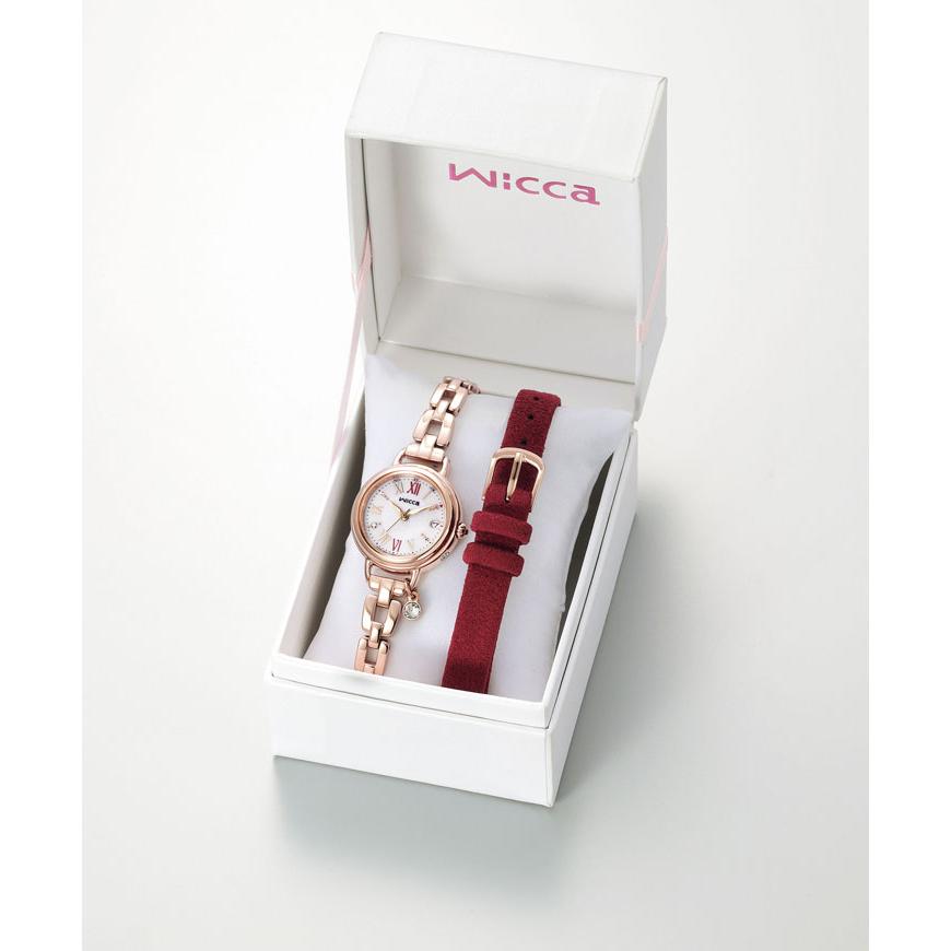 wicca（ウィッカ） お取り寄せ 替えバンド付 シチズン ソーラー 腕時計