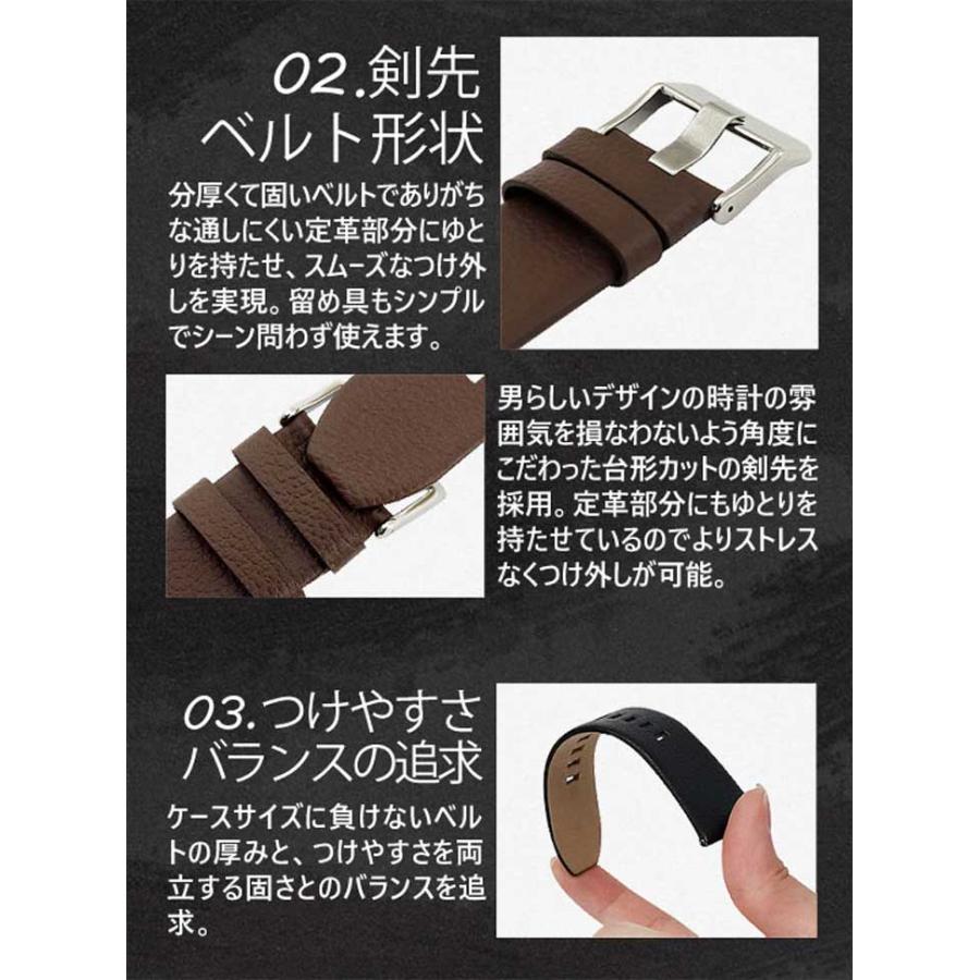 バンドのみ DIESEL ディーゼル 交換用ベルト 革ベルト レザー 汎用