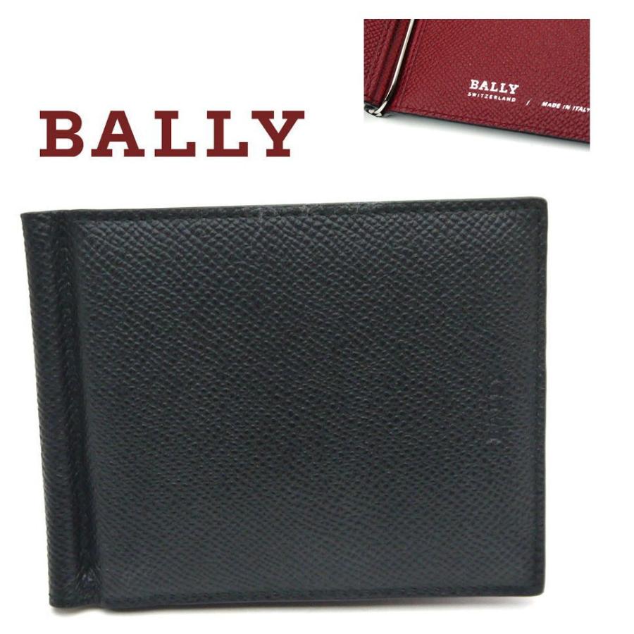Bally（バリー） マネークリップ財布 BODOLO.B ブラックxレッド 216