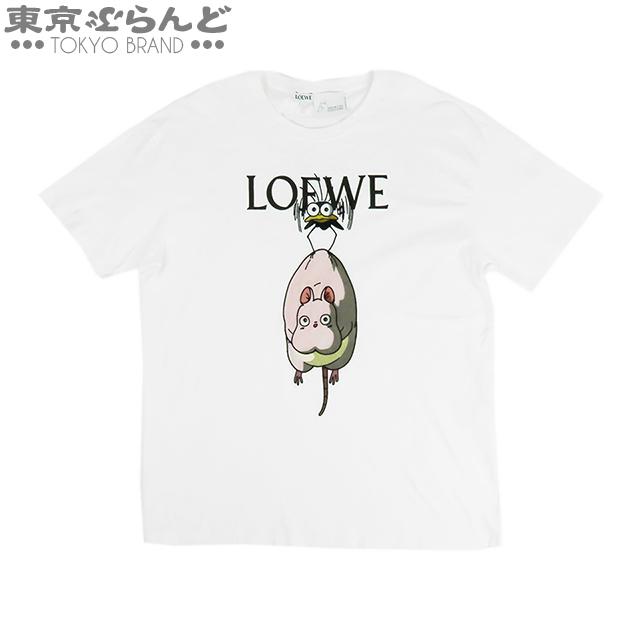 LOEWE（ロエベ） ジブリ コラボ Tシャツ 坊 ハエドリ ホワイト 白