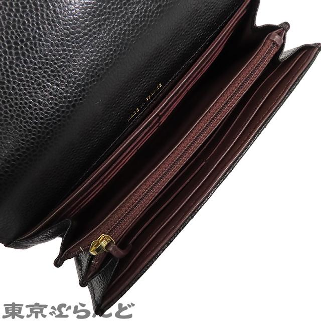 CHANEL（シャネル） クラシック ロング フラップ ウォレット ブラック