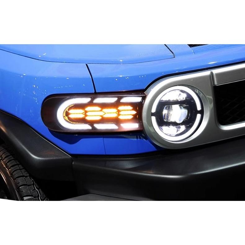 FJ クルーザー LED ヘッド ライト 流れる ウインカー VLAND : Vland