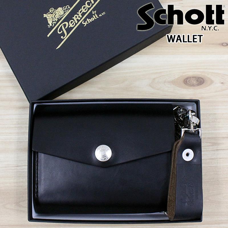 Schott N.Y.C（ショット） Schott PERFECT WALLET MIDIUM パーフェクト