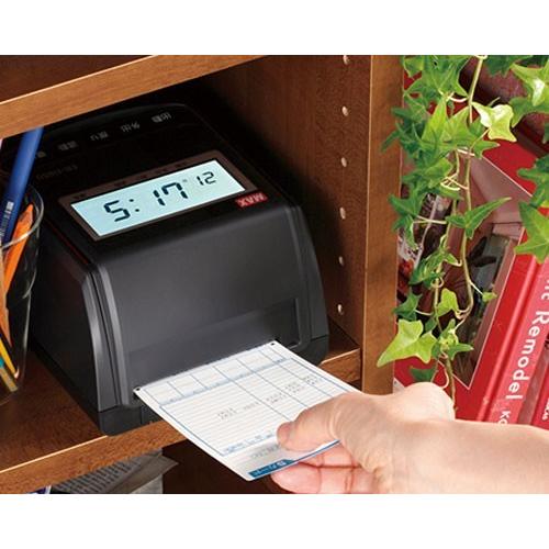 マックス（MAX） タイムレコーダー ER-110SUW ブラック 電波時計付