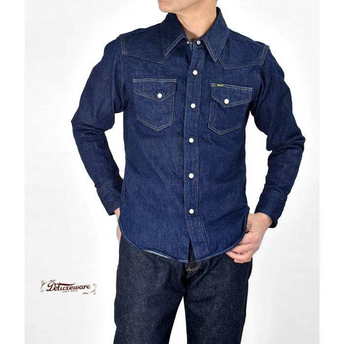 DELUXEWARE（デラックスウエア） デニムシャツ 長袖シャツ WILDMAN