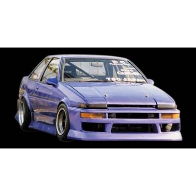 AE86 トレノ サイドステップ+ドアパネル 塗装取付込 : エアロ.カスタム