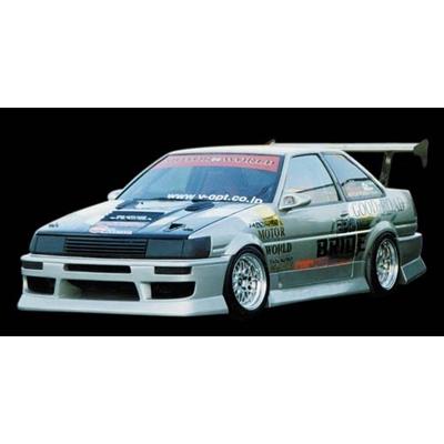 AE86 レビン フロントバンパー 塗装取付込 : エアロ.カスタムパーツの