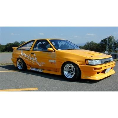 AE86 レビン サイドステップ (後期用) ソフトFRP : エアロ.カスタム