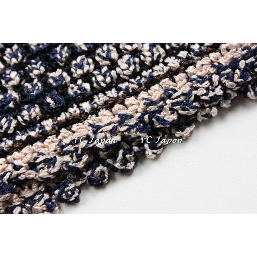 CHANEL（シャネル） ワンピース 女優着 ネイビー 紺 CCロゴ刺繍