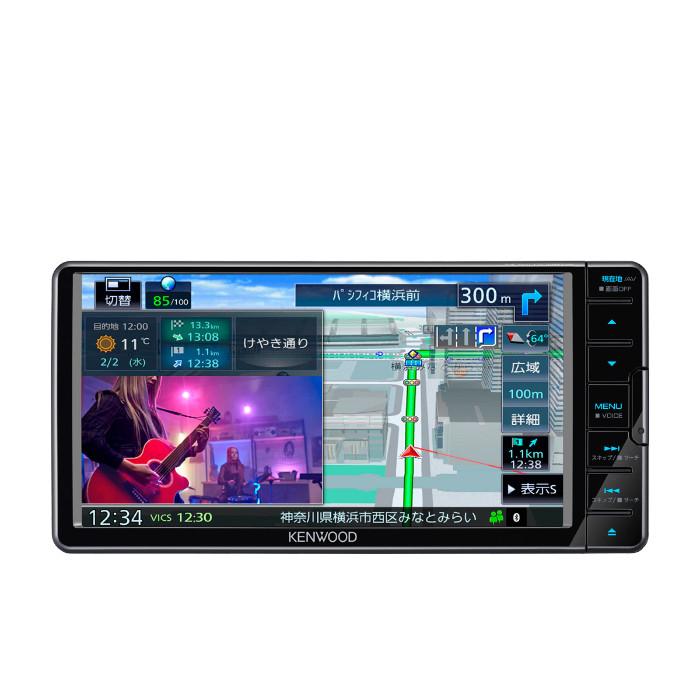 彩速ナビ MDV-D709BTW ケンウッド フルセグ 7インチ 200mm ハイレゾ