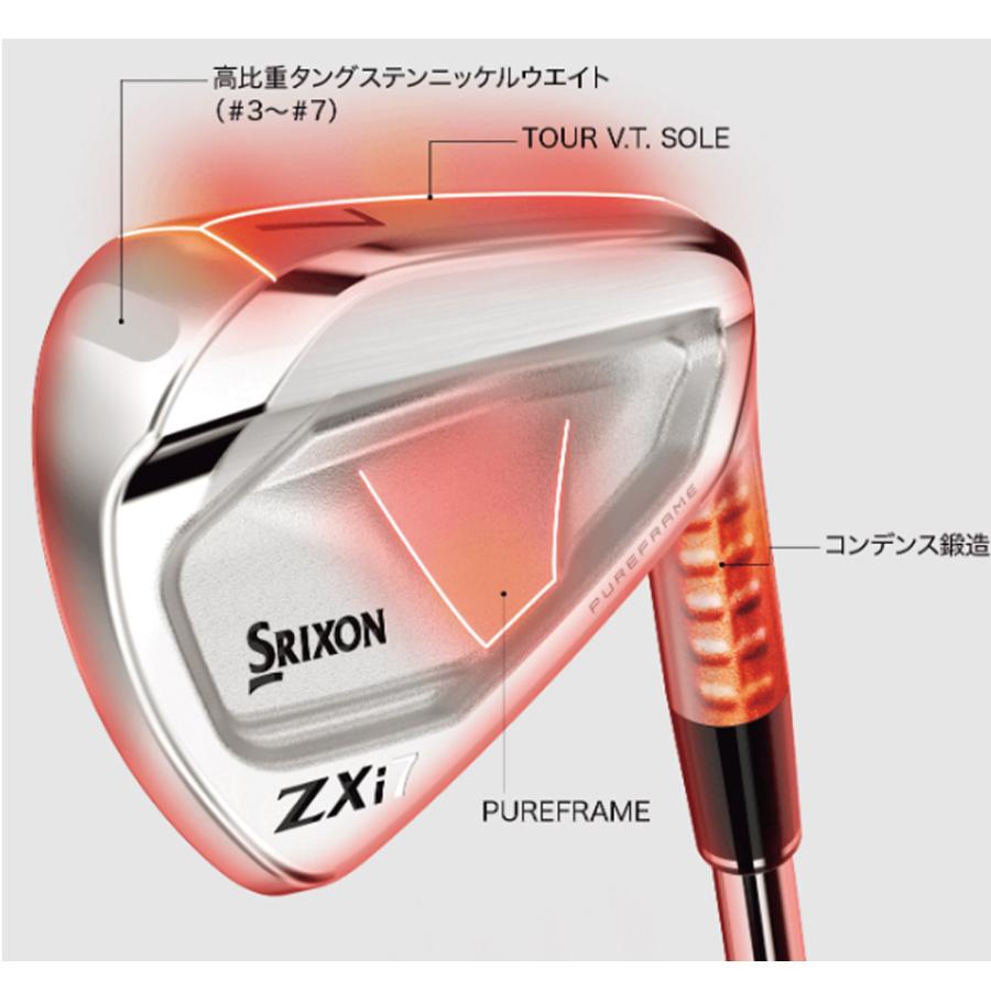 ZX（スリクソン） #5‐Pwセット スリクソン ZXi7 アイアン 日本シャフト