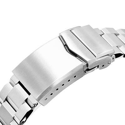 20mm メタル時計バンド ステンレススチール ヘクサッド3 ブレスレット