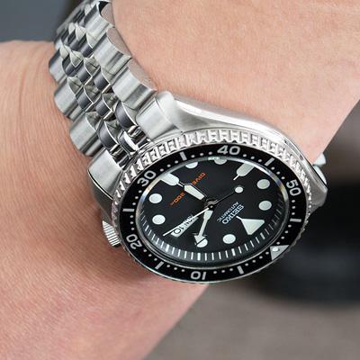 22mm メタル時計バンド ステンレススチール ANGUS ジュビリー