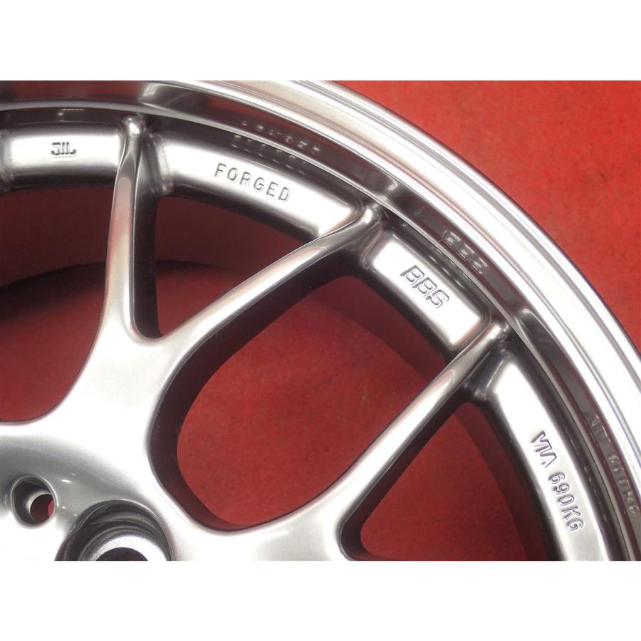鍛造 軽量 BBS RG-R ホイール 4本 ☆ 7.5J-17 +48 PCD100 5穴 ハブ56