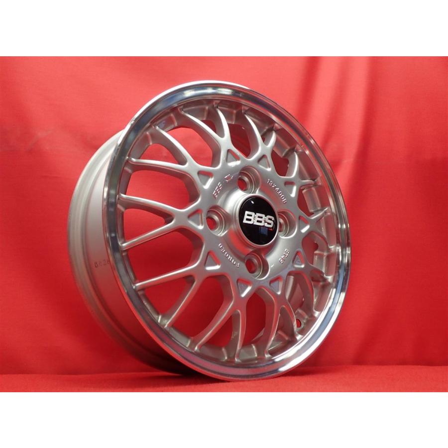 SUBARU スバル 純正 BBS 中古ホイール 4本 4J 13インチ PCD100 4穴 +45