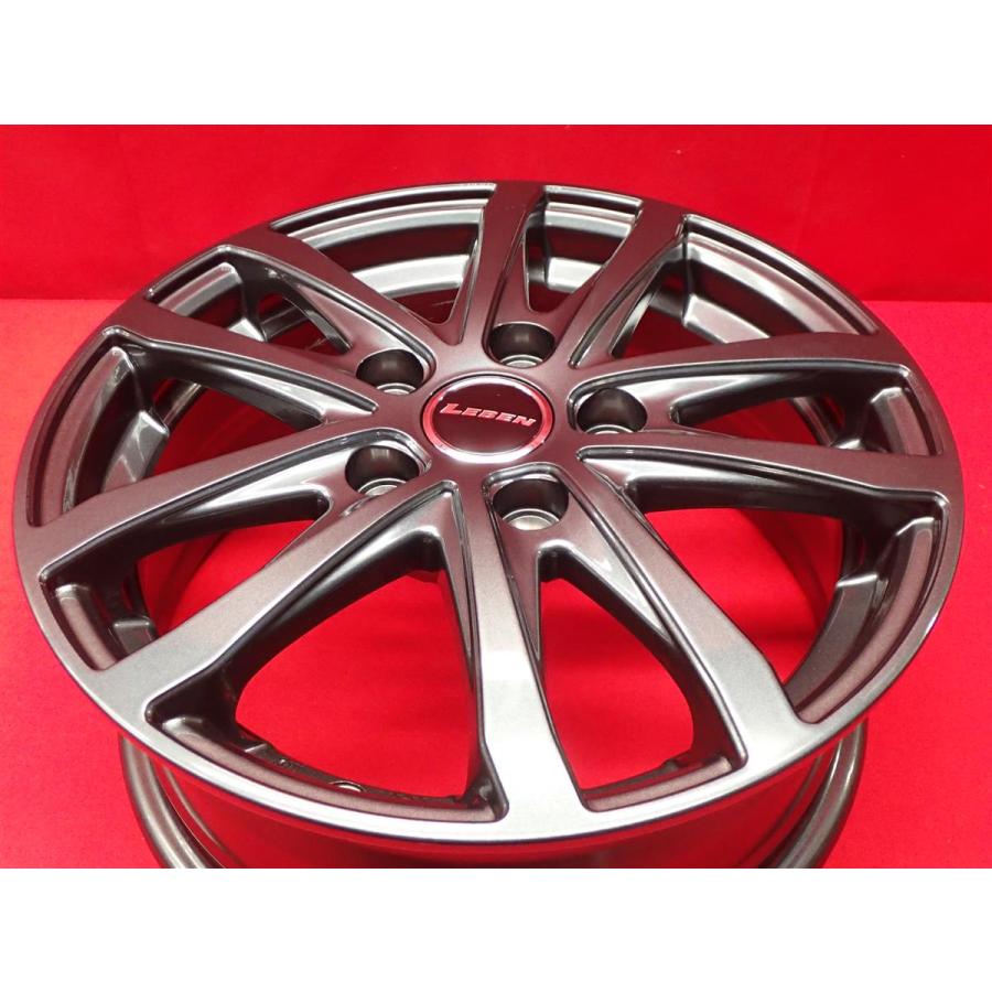 LEBEN レーベン LH 社外 中古ホイール 4本 6J 15インチ PCD114.3 5穴 +