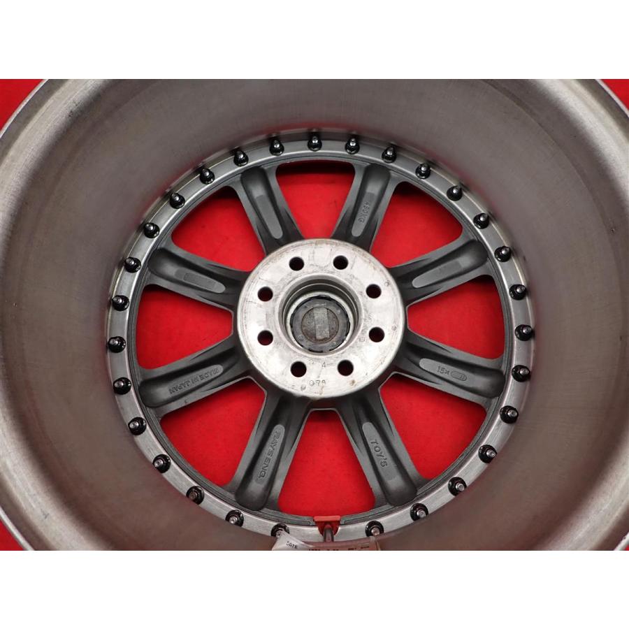 RAYS レイズ RBT S-08 中古ホイール 4本 6.5J 15インチ PCD100 4穴 +45