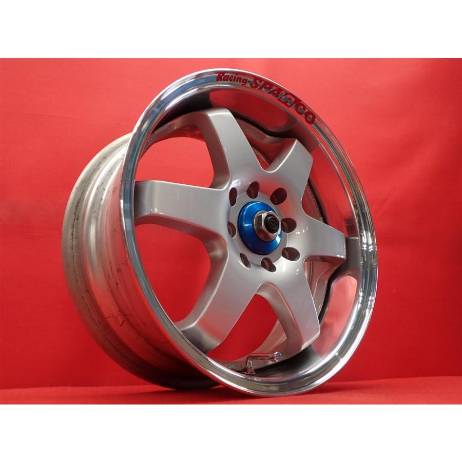 レーシングスパルコ N-1 中古ホイール 4本 6.5J 15インチ PCD100/114.3