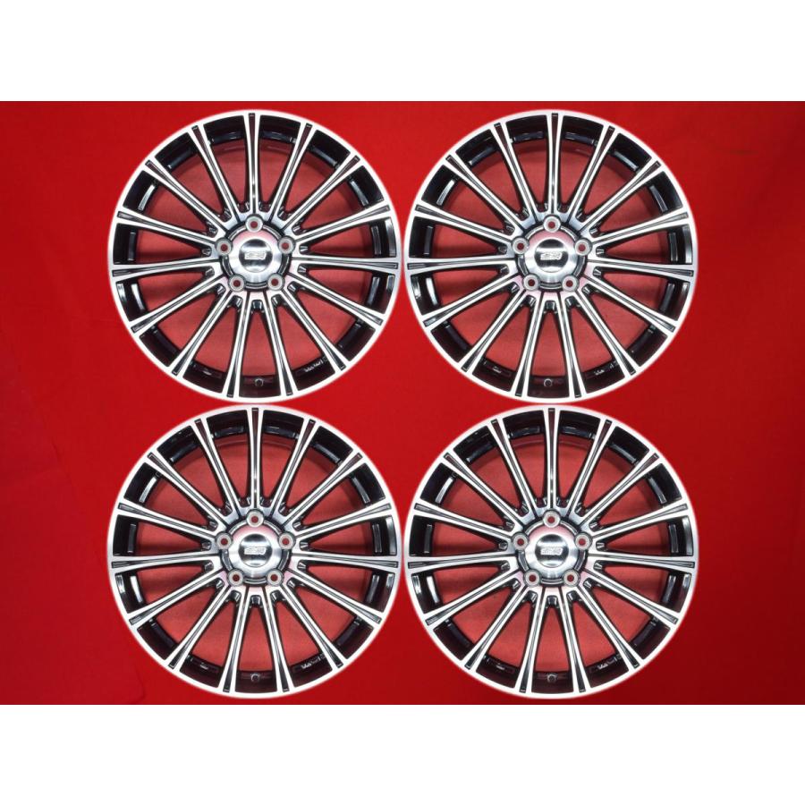 無限 MDA 中古ホイール 4本 7.5J 18インチ PCD114.3 5穴 +50 ハブ64