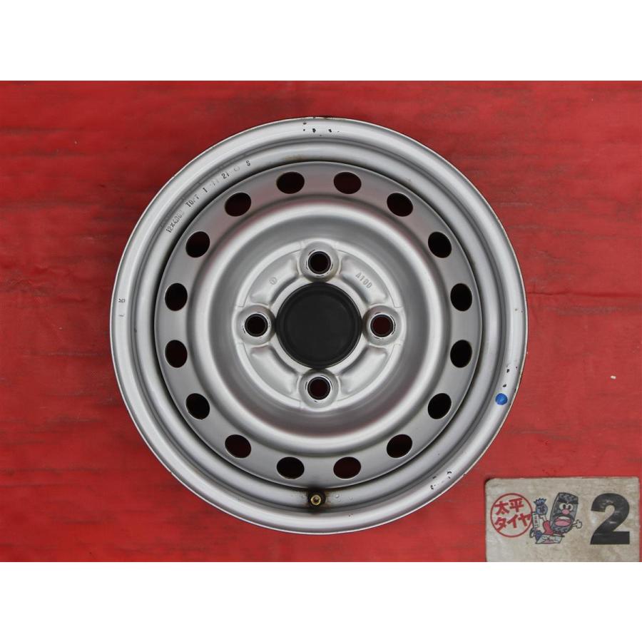 激安 4本セット】スズキ エブリイ DA17V 純正 スチール 鉄ホイール 鉄