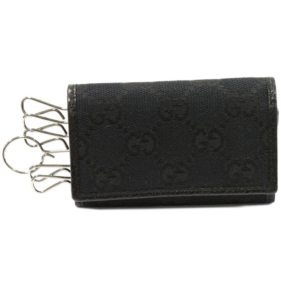 GUCCI（グッチ） 6連キーケース GGキャンバス 黒 04564 : たかみ質店