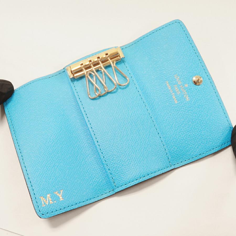 LOUIS VUITTON（ルイ・ヴィトン） 4連キーケース モノグラム ブルー