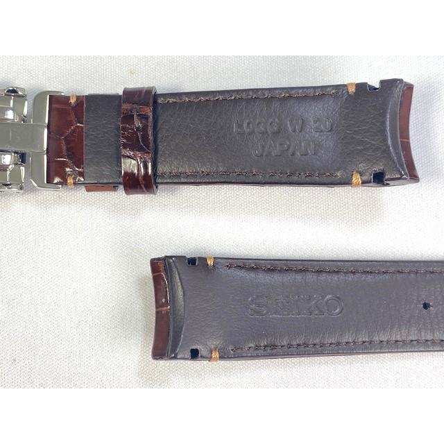 BRIGHTZ L0GG012J9 SEIKO ブライツ 20mm 純正革ベルト クロコダイル