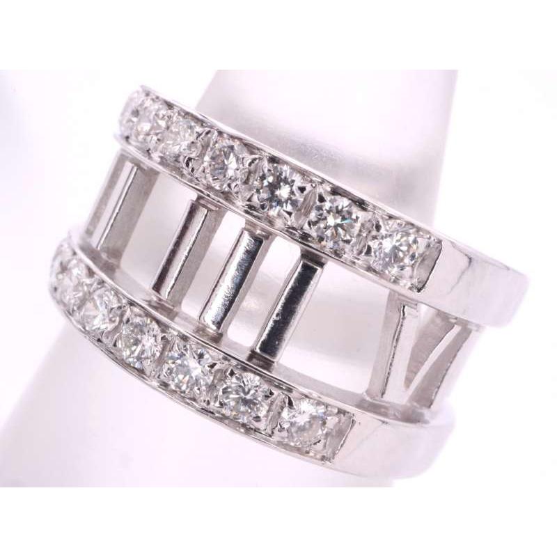 TIFFANY&Co.（ティファニー） 美品 ダイヤ アトラス リング 6.5号 750