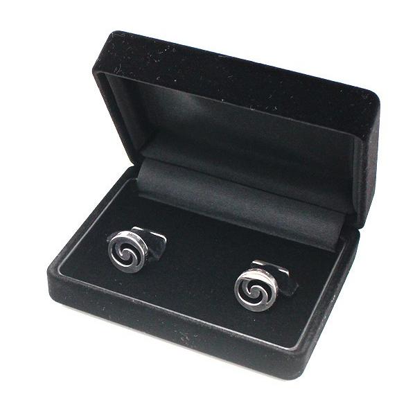 BVLGARI（ブルガリ） オプティカル カフス SV925 シルバー オニキス 約