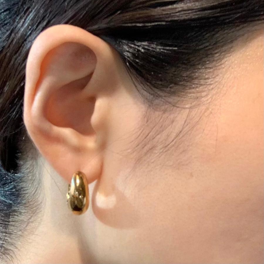 TOM WOOD（トムウッド） ピアス Ice Hoop Small Gold アイス フープ
