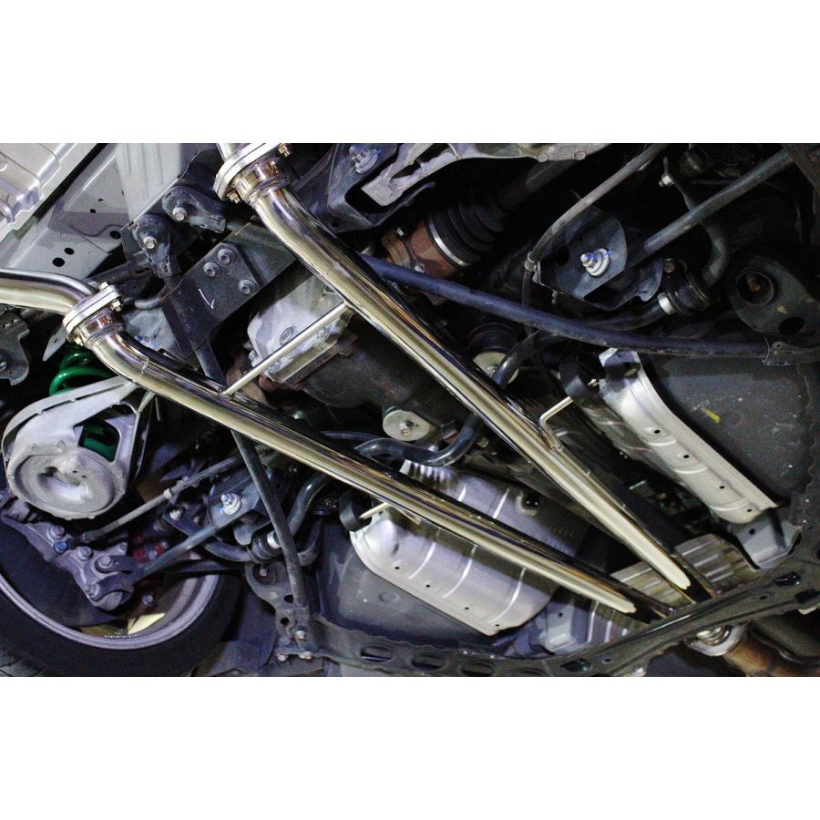 スリーキャッツ製 Z34 フェアレディZ 底上げ 中間パイプ ストレート