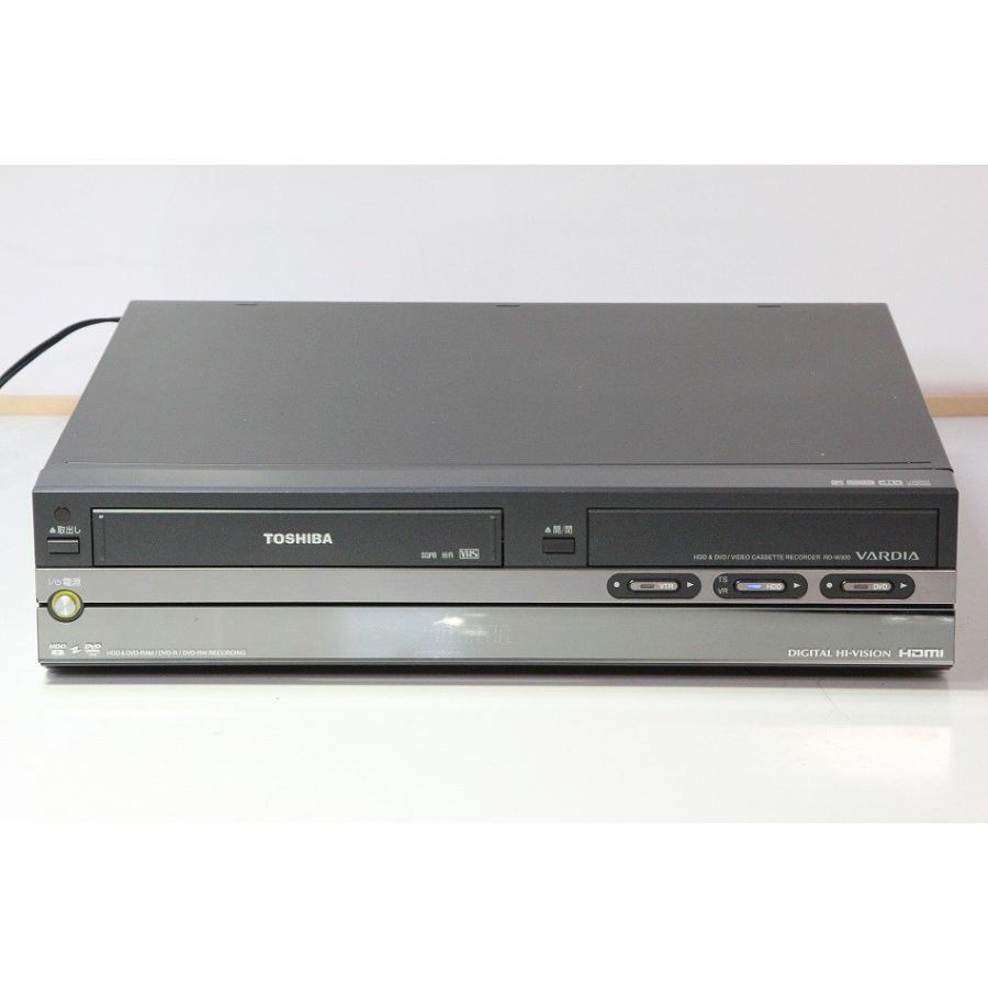 TOSHIBA 東芝 VARDIA RD-W300 VHS一体型HDD/DVDレコーダー 300GB 地
