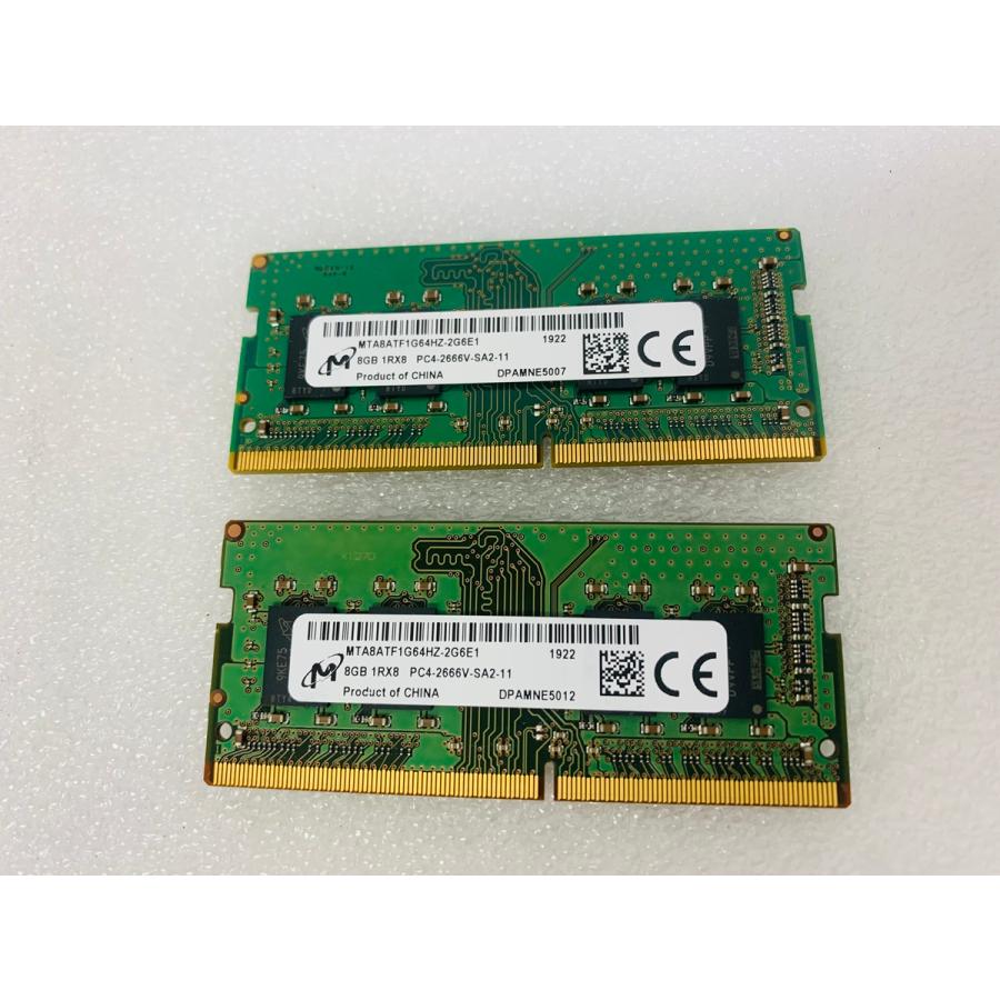 Micron（マイクロン） MICRON PC4-2666V 8GB 2枚組 1セット 16GB DDR4