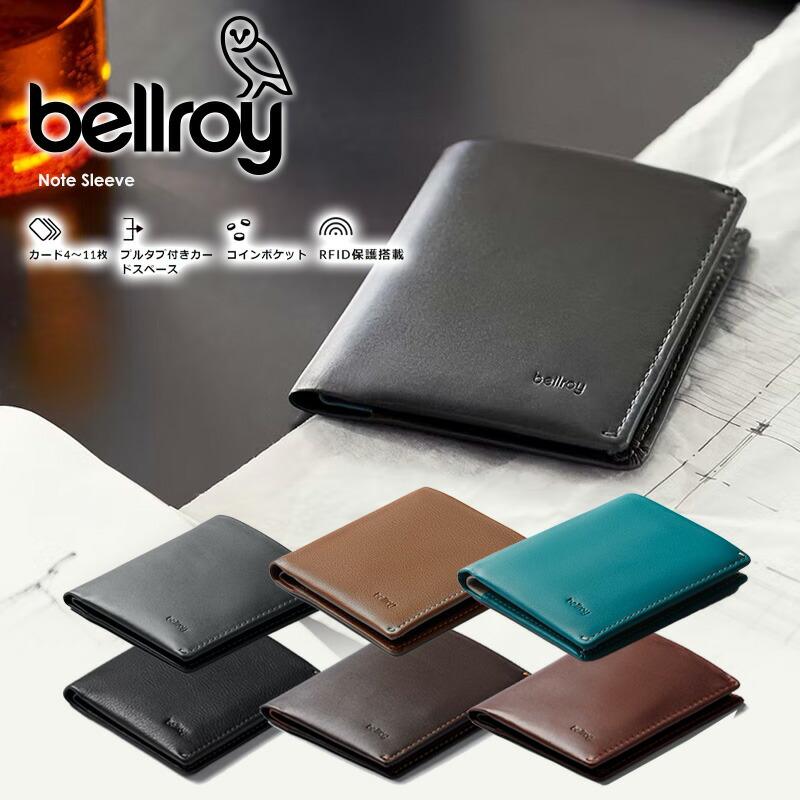 BELLROY ベルロイ 財布 メンズ 二つ折り レザー ブランド 薄型 小銭