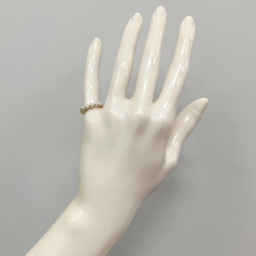 MIKIMOTO（ミキモト） ベビーパールリング 仕上げ済み K18 6号
