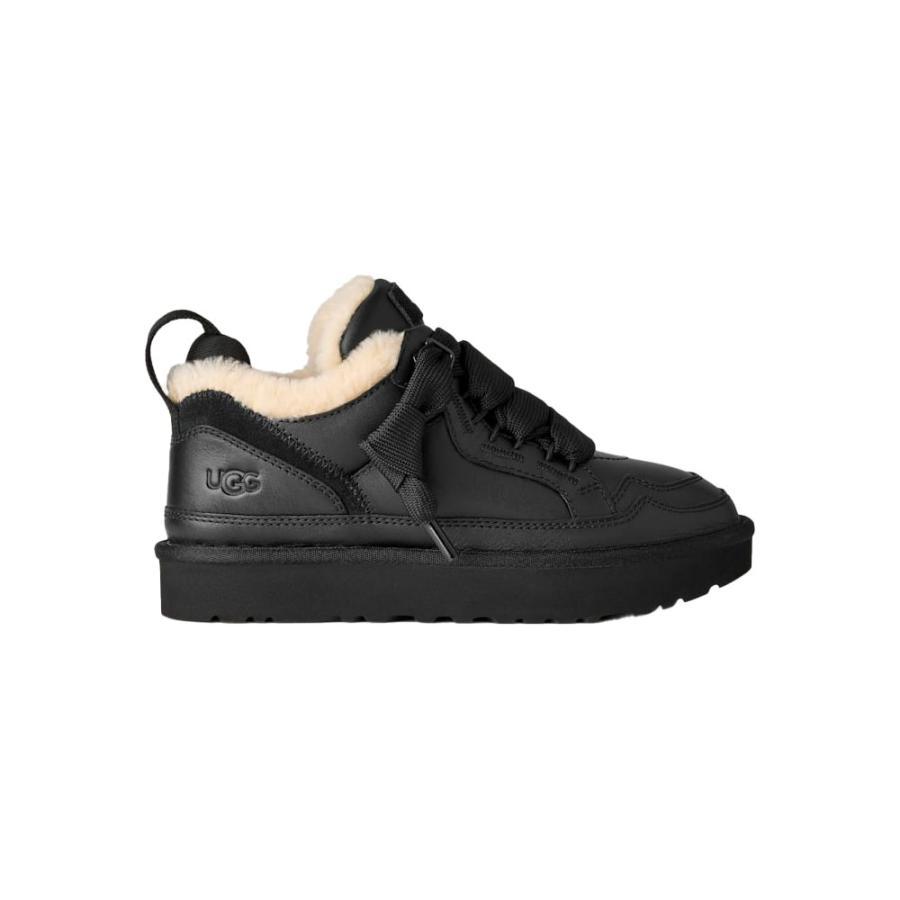UGG（アグ） スニーカー レディース ローメル LTHR レザー ブラック
