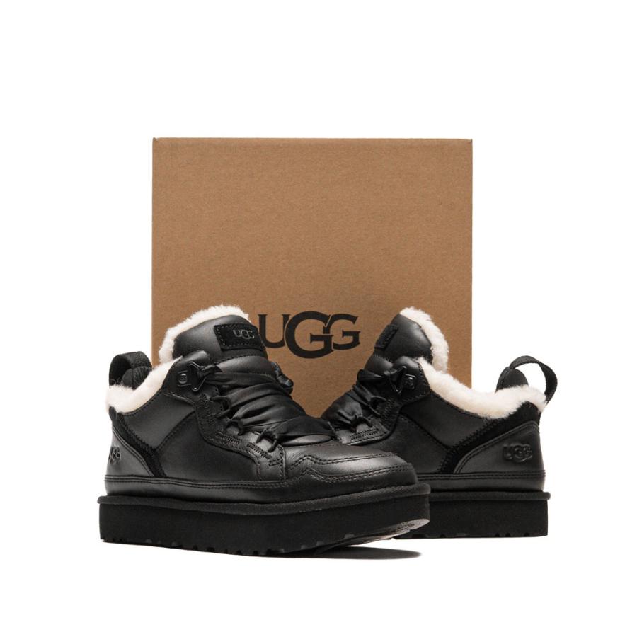 UGG（アグ） スニーカー レディース ローメル LTHR レザー ブラック