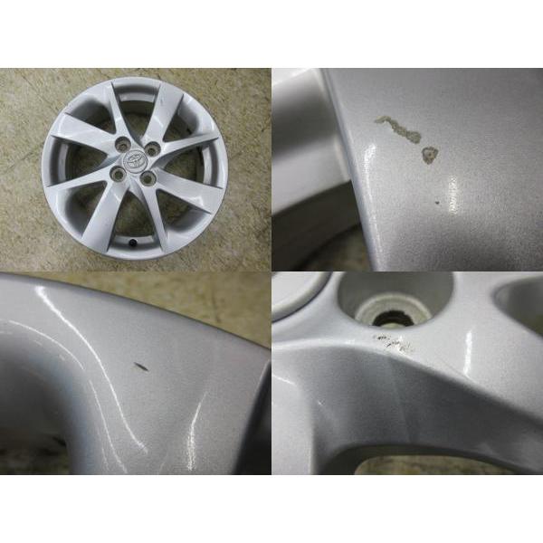 トヨタ 10系 アクア 純正 16x6J+51 4H-100 中古4本セット 90〜130系