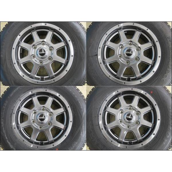 DUNLOP（ダンロップ） 4本 195/80R15 107/105L LT 8PR 良品 WINTERMAXX