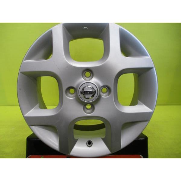 中古アルミホイール 4本 15インチ 日産 Z11 キューブ 純正アルミ 5.5J