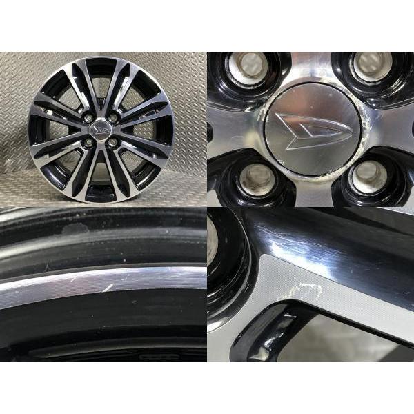 中古ホイール4本セット】ダイハツ タントカスタム純正 4.5J-14 +45 100