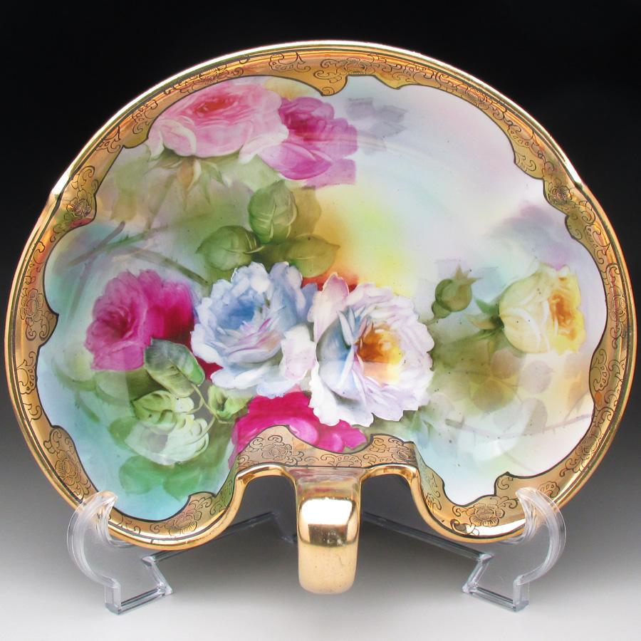 ノリタケ オールドノリタケ 金彩薔薇絵 ボウル 23cm : アンティーク