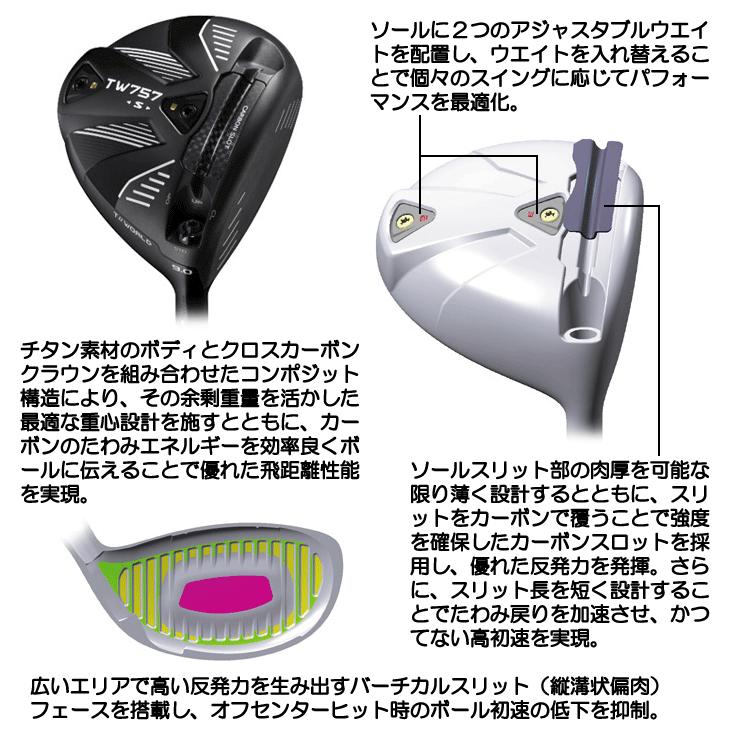 HONMA GOLF（本間ゴルフ） ツアーワールド TW757 タイプS ドライバー