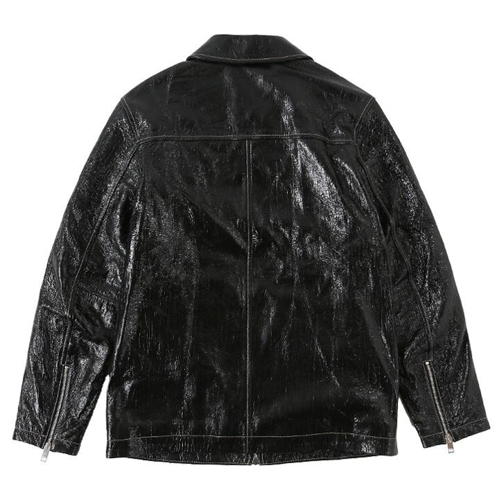 DIESEL（ディーゼル） シープスキンレザージャケット メンズ 羊革 本革